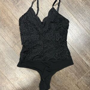 Iris Black Strappy Lingerie